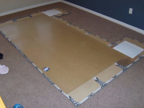 Мягкое изголовье для кровати