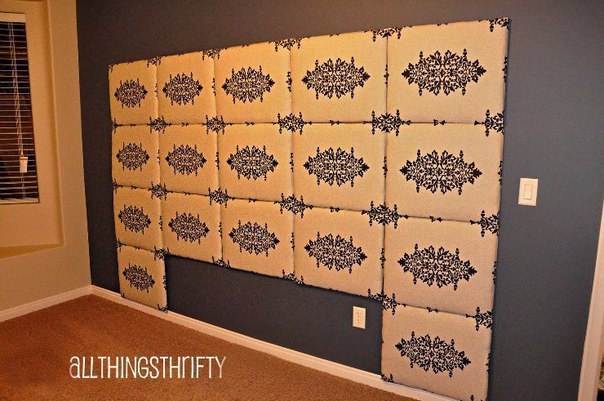 Мягкое изголовье для кровати