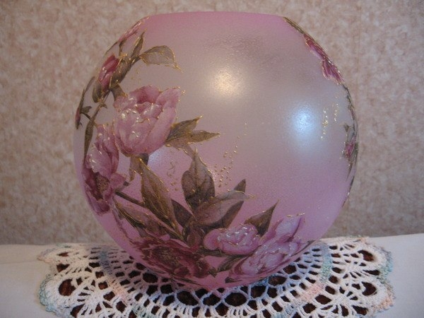 Матирование стекла. Мастер-класс.