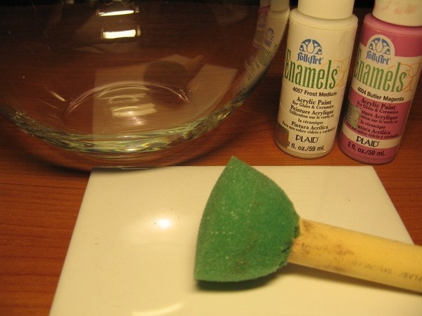 Матирование стекла. Мастер-класс.