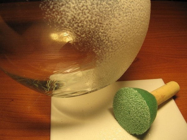 Матирование стекла. Мастер-класс.