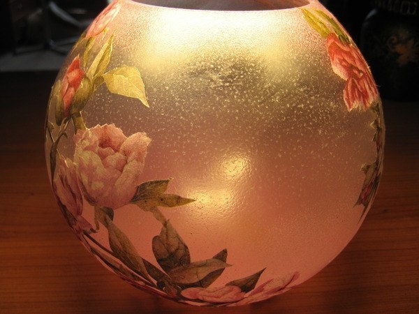 Матирование стекла. Мастер-класс.