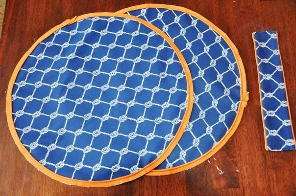 Как сшить круглый пуфик