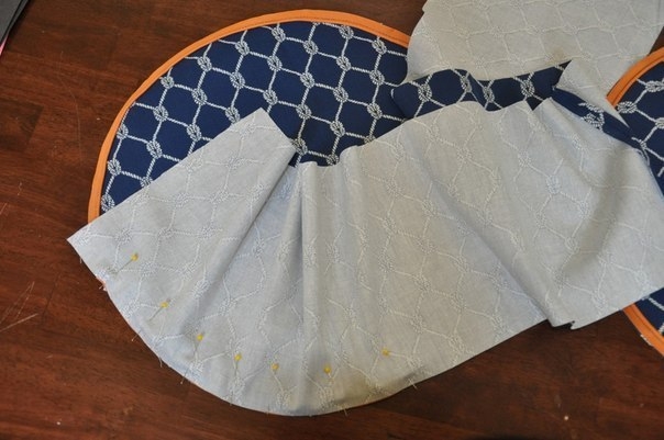 Как сшить круглый пуфик