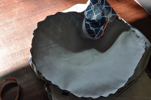 Как сшить круглый пуфик