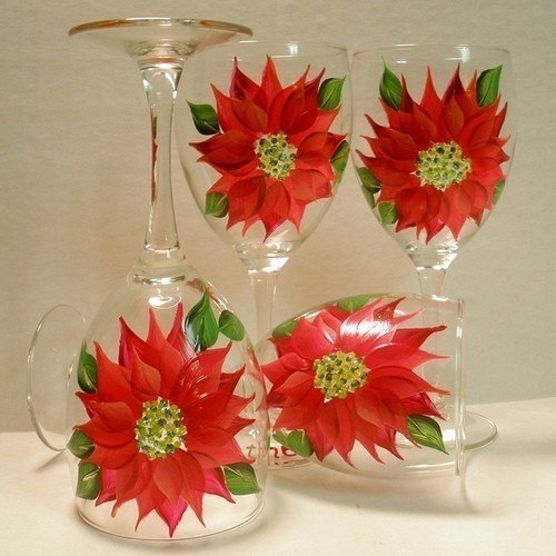 Декор бокалов. Идеи.