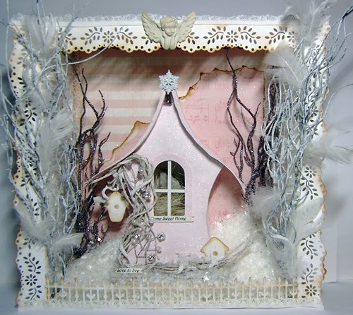 Скрапбукинг. Домики из бумаги. Идеи для вдохновения.