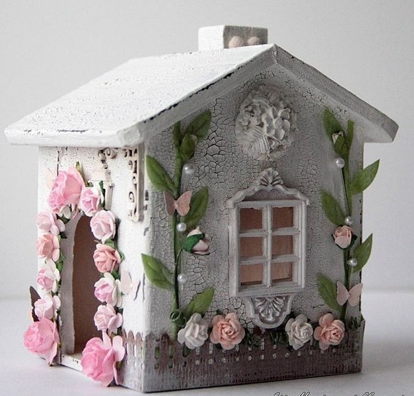 Скрапбукинг. Домики из бумаги. Идеи для вдохновения.
