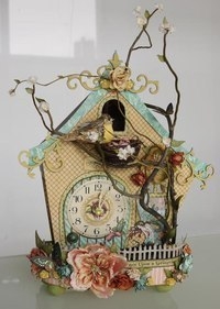 Скрапбукинг. Домики из бумаги. Идеи для вдохновения.