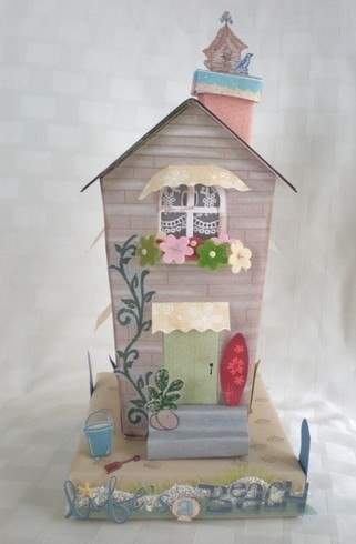 Скрапбукинг. Домики из бумаги. Идеи для вдохновения.