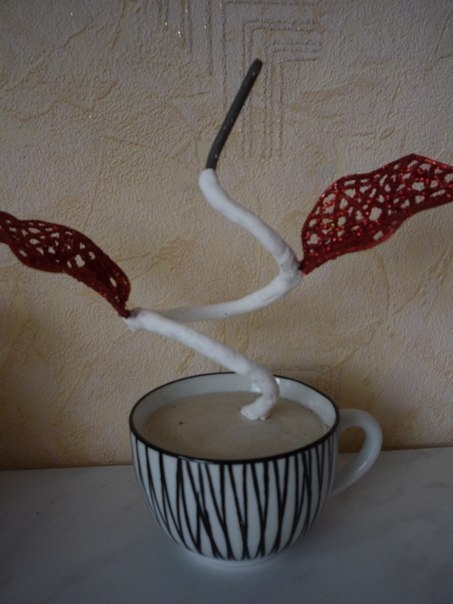 Цветочек из монет