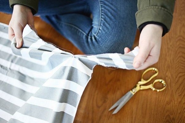 Плетём коврик для кухни из ткани
