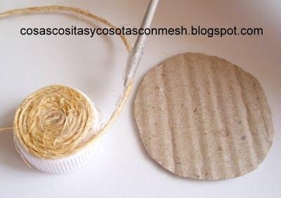 Декоративная соломенная шляпка