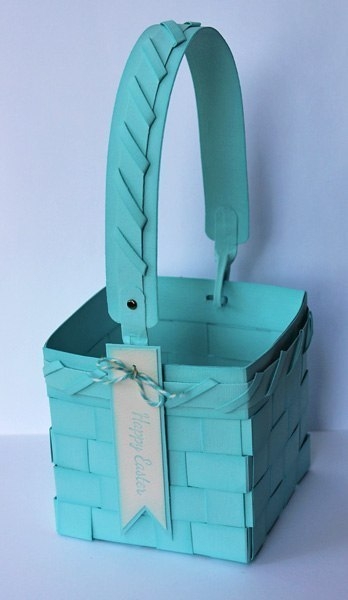 Корзинка из бумаги. МК.