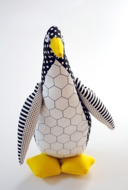 Пингвин. Выкройка.