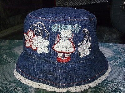 Панамки и шляпы из старых джинсов