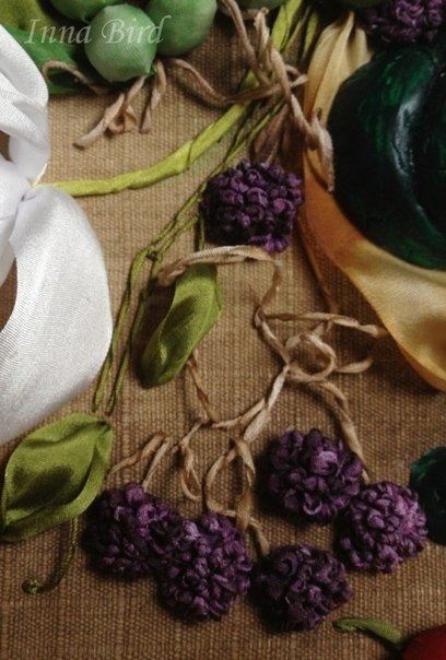 Вышивка французским узелком