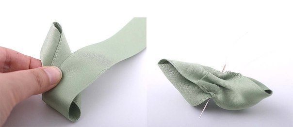 Великолепные объемные розы из лент.