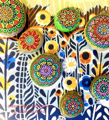 Роспись камней. Идеи для вдохновения