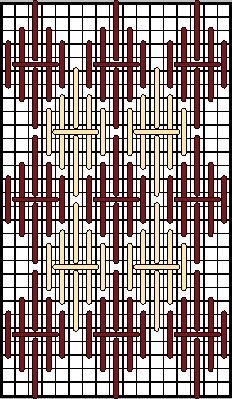 Схемы вышивки + как будет выглядеть узор в готовом виде Схемы вышивки + как будет выглядеть узор в готовом виде