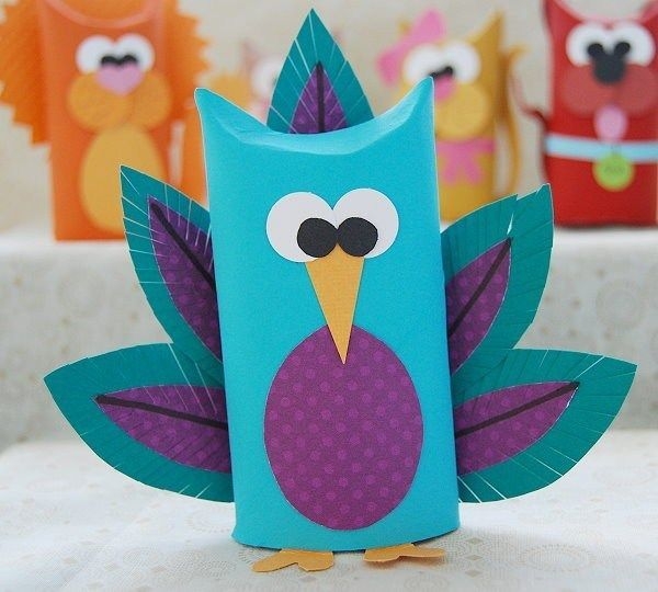 Делаем с ребенком зверушек из картонных трубок от туалетной бумаги