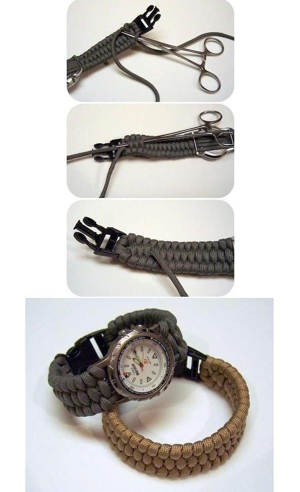 Есть часы, но нет браслета? Не беда, его можно сплести.