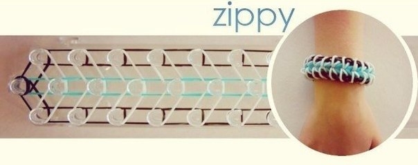 Плетем браслеты из резинок.