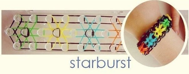 Плетем браслеты из резинок.