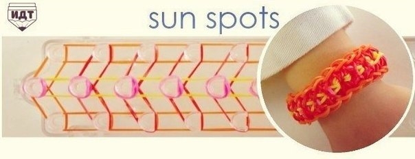 Плетем браслеты из резинок.