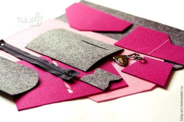 Быстро и просто шьем яркий фетровый органайзер в сумку
