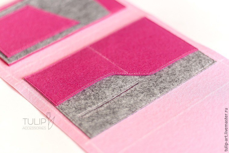 Быстро и просто шьем яркий фетровый органайзер в сумку