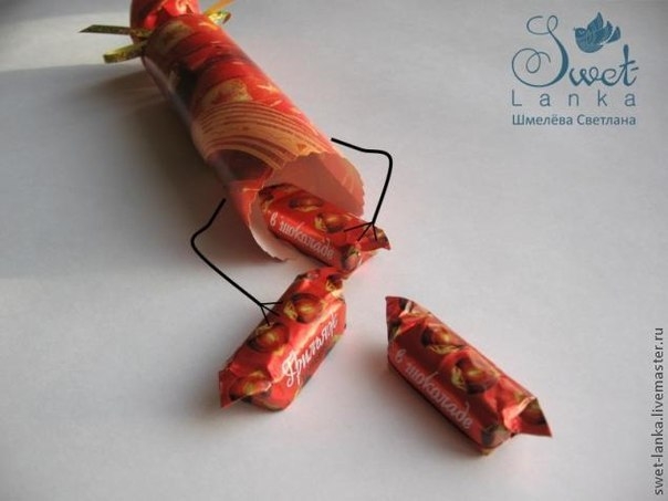 Весёлый мастер-класс в картинках. Упаковка конфет