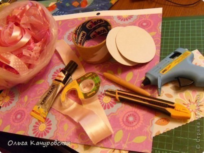 Шкатулочки из бобины от скотча