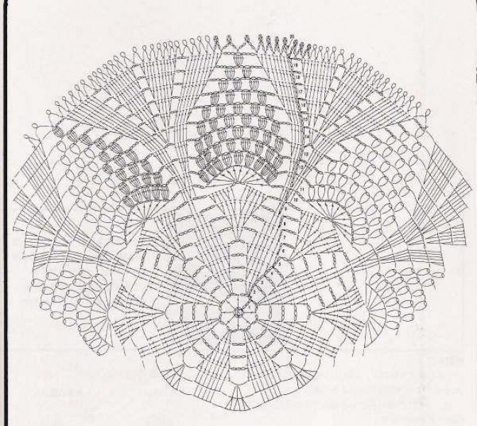 Салфетка Виноградная гроздь