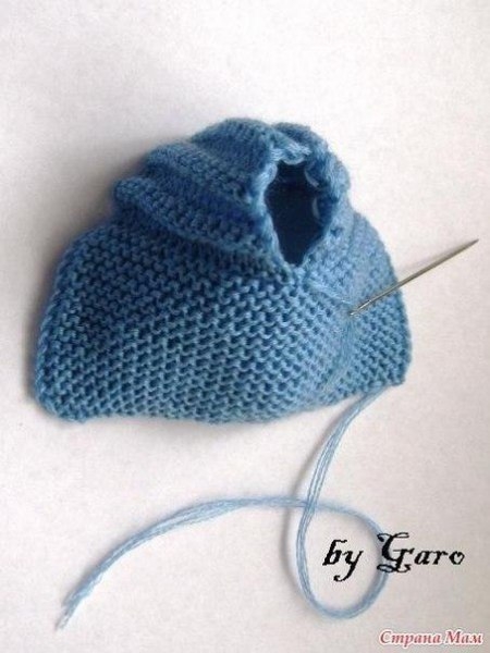 Пинетки-зефирки без шва на подошве