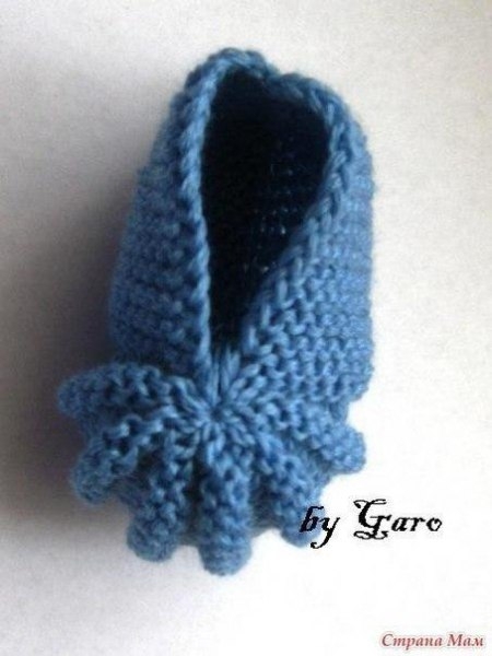 Пинетки-зефирки без шва на подошве