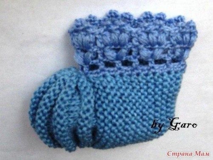 Пинетки-зефирки без шва на подошве