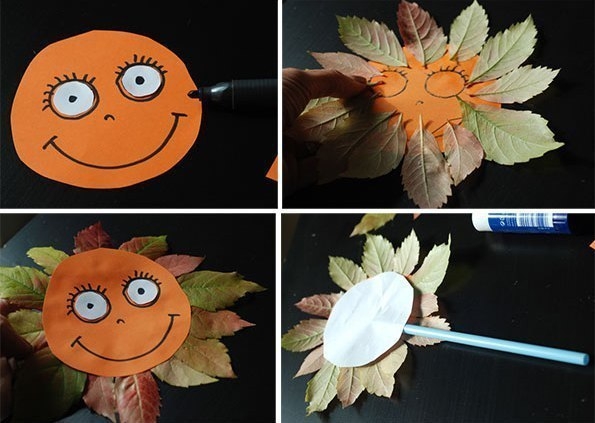 Идея осенней поделки с детьми