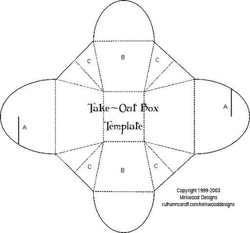 Шаблоны коробочек и конвертиков