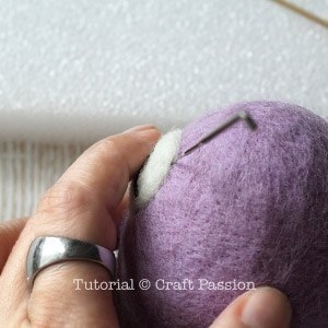 Сова. Валяние игрушек из шерсти