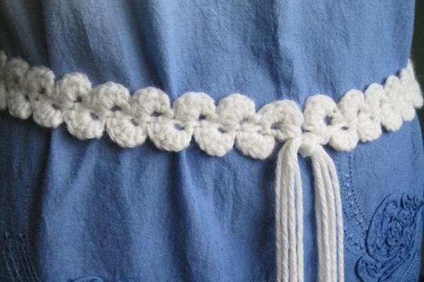 Вяжем поясок крючком. Мастер-класс подходит для начинающих