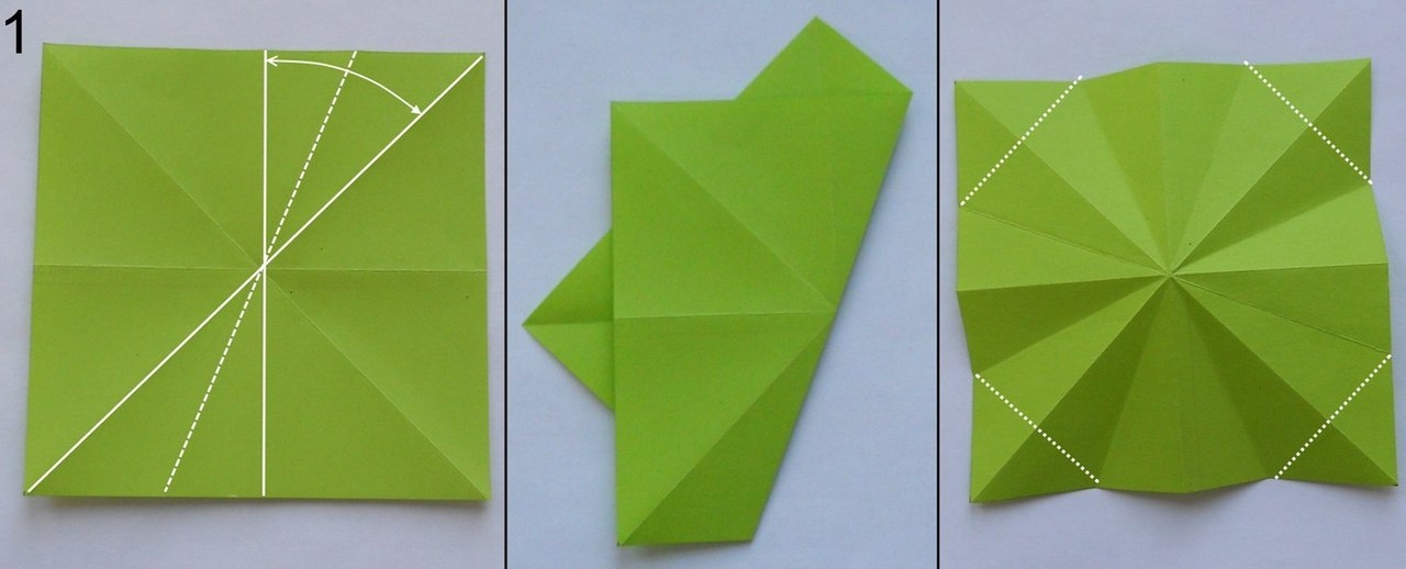 Елочка. Оригами. Готовимся к Новому году.
