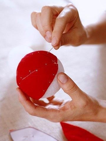 Ёлочная игрушка из фетра