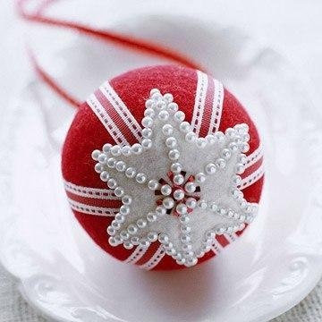 Ёлочная игрушка из фетра