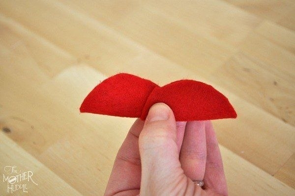 Сердце-валентинка из фетра