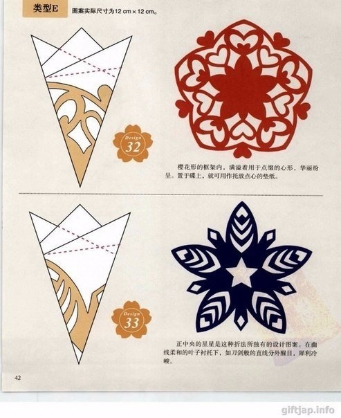 Вырезаем снежинки