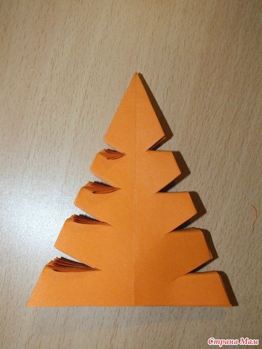 Елка оригами. Мастер-класс