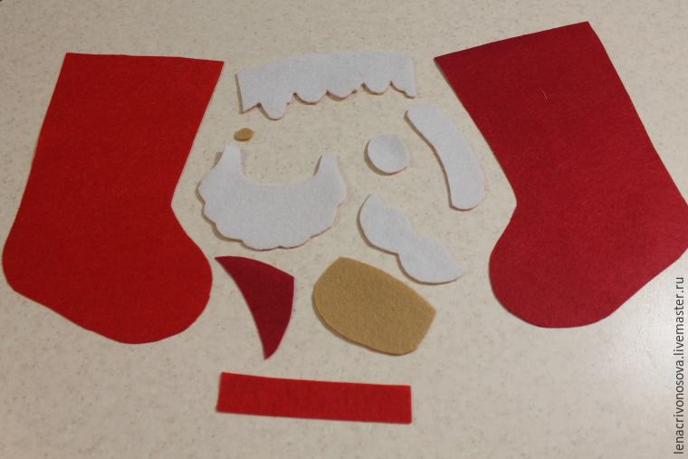 Мастер-класс: новогодний сапожок с Дедом Морозом