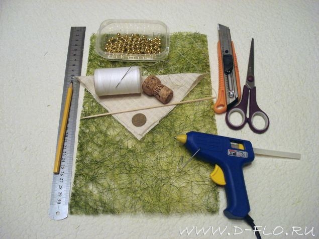 Елочка из сизаля. Мастер-класс