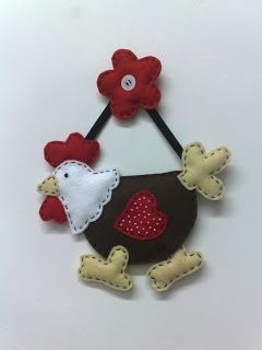 Курочки и петушки из фетра или шаблоны для аппликаций